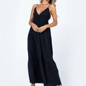 Princess Polly Chelsea Maxi Dress Black